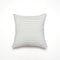 Green Pinstripe Pattern Set of 2 Decorative Cushion Covers - 45x45cm, Soft Polyester (Inserts Not Included)