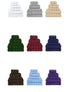 Purple Luxury 6-Piece Combed Cotton Towel Bale Set - Ultra Soft & Absorbent Bath, Hand, Face Towels
