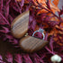 Brown Elegant Walnut Wood Heart Ring Box - Magnetic Closure for Proposal, Engagement & Wedding Jewelry