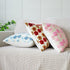 Green and Yellow Charming 3D Floral Plush Cushion Covers - Set of 4, 45x45cm Soft Faux Lambswool Pillowcases for Sofa & Bed Decor