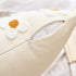 Beige and Khaki Charming 3D Daisy Embroidered Canvas Cushion Covers - Set of 2, 45x45cm Soft Textured Decorative Pillowcases