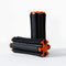 Black-orange Set of 2 Portable Golf Club Carrier Holders - Lightweight Club Organizer Caddy