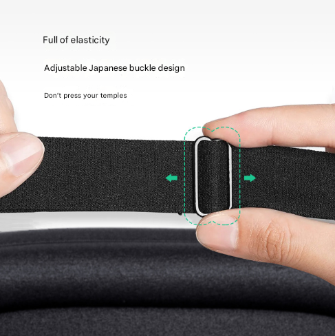 Pink Set of 2 3D Contoured Sleep Eye Masks - Total Blackout Memory Foam Blindfold with Lycra