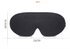 Red Set of 2 3D Contoured Sleep Eye Masks - Total Blackout Memory Foam Blindfold with Lycra