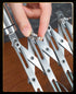 Doughnut Cutter Five Wheels Stainless Steel Multi-Wheel Rolling Dough Cutter - Pastry, Noodle & Lattice Slicer