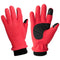 M Red Warm Windproof Touchscreen Gloves - Anti-Slip Grip for Winter Cycling & Outdoor Sports