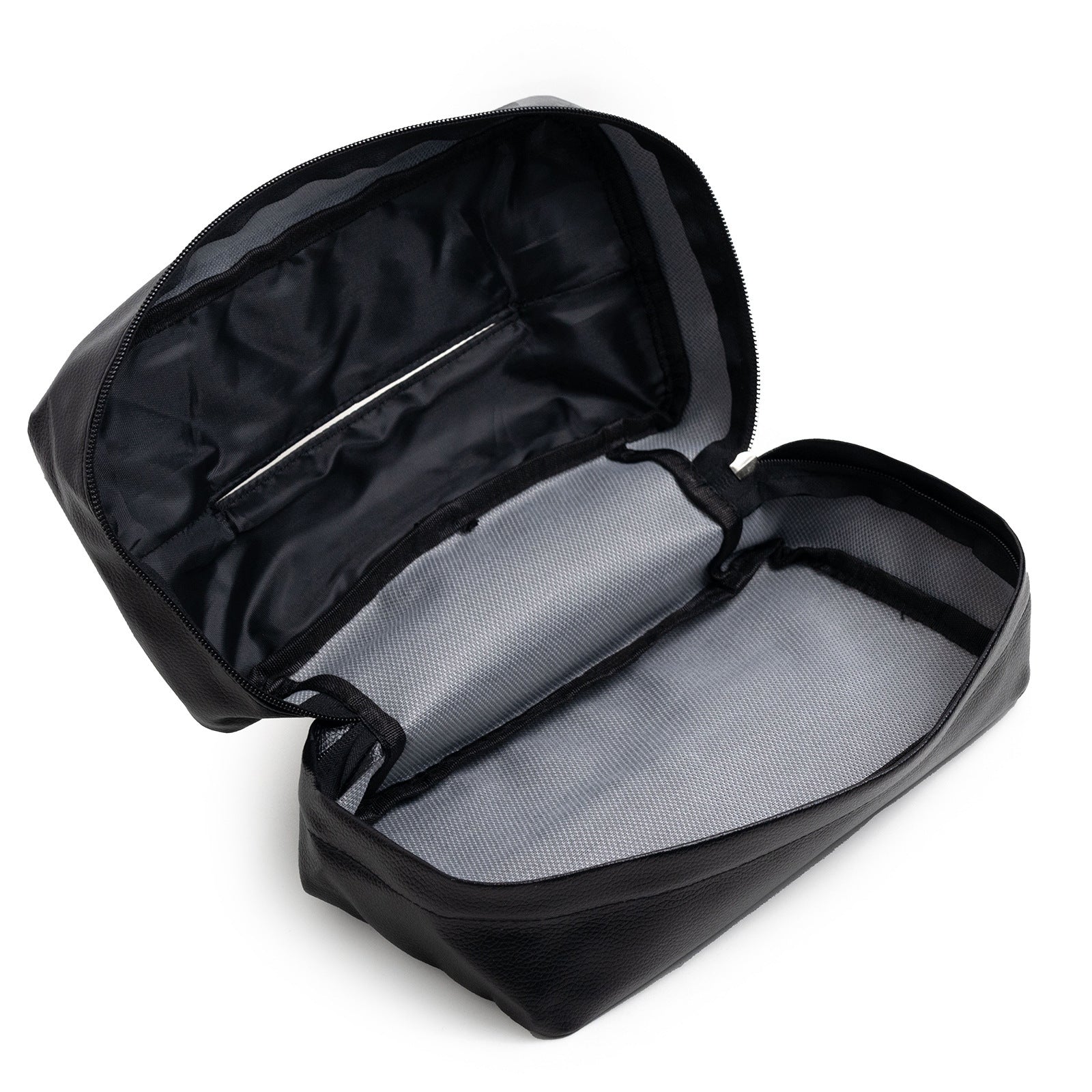 Black Universal Leather Car Tissue Box Holder - Visor, Armrest & Seat Back Mount