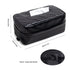 Black Universal Leather Car Tissue Box Holder - Visor, Armrest & Seat Back Mount