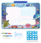Sea Animals Giant Aqua Magic Doodle Mat 100x80cm - Mess-Free Reusable Water Drawing Pad for Creative Kids
