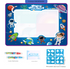 Interplanetary Space Giant Aqua Magic Doodle Mat 100x80cm - Mess-Free Reusable Water Drawing Pad for Creative Kids