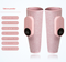 Two-piece Pink Portable Leg Air Pressure Massager with Constant Heat - Slimming and Relaxation