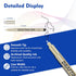 0.4mm 12-Piece Precision Drawing Pen Set - Waterproof Anime Sketching Pens for Students, Assorted Tips