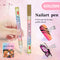 Gold 0.7mm Nail Art Doodle Pen 12 Sticks- Single Color Acrylic Marker for Nail Design, No-Bake