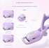 Purple USB Rechargeable Electric Heated Eyelash Curler - Lash Lift and Extension Tool