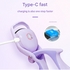 Purple USB Rechargeable Electric Heated Eyelash Curler - Lash Lift and Extension Tool
