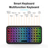 M7 Ultra-Slim Mini Bluetooth Keyboard - Tri-System Portable Wireless Typing for Phone, Tablet & PC