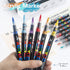 72 Colour Set Vibrant Cyan Acrylic Marker with Soft Brush Tip - 13.8 cm Professional Art Pen