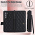 Brown Galaxy Z Fold6 Multi-Functional Leather Wallet Case for Samsung Z Fold Series - Crossbody with Pen Slot, Quilted Design Pen Not Included