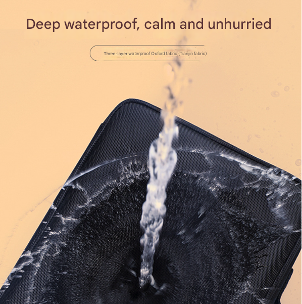 Pink Oxford Fabric Makeup Case with Mirror and Partitions - All-in-One Tool Box