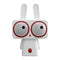 Round Eyes Cute Bobi Rabbit LED Night Light for Kids - USB Rechargeable