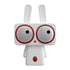 Round Eyes Cute Bobi Rabbit LED Night Light for Kids - USB Rechargeable