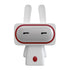 Squinting Cute Bobi Rabbit LED Night Light for Kids - USB Rechargeable
