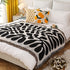 Black-white Vintage American Windline Blanket - Multi-Use Design