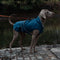 45# Blue Waterproof Reflective Dog Raincoat for Small to Large Dogs