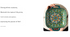 Green Gullicent 9-Inch Bohemian Ceramic Double-Handled Square Plate