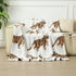 Tiger Pattern Knitted Sofa Blanket with Plush Side, 130 x 160 cm, 950g, Ideal for Napping and Office Use