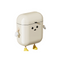 Cream white wall hanging trash can U fun style large size  26cm * 20cm with handle * 29.5cm