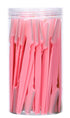 40-Piece Eyebrow Razor & Dermaplaning Tool Set(Pink)