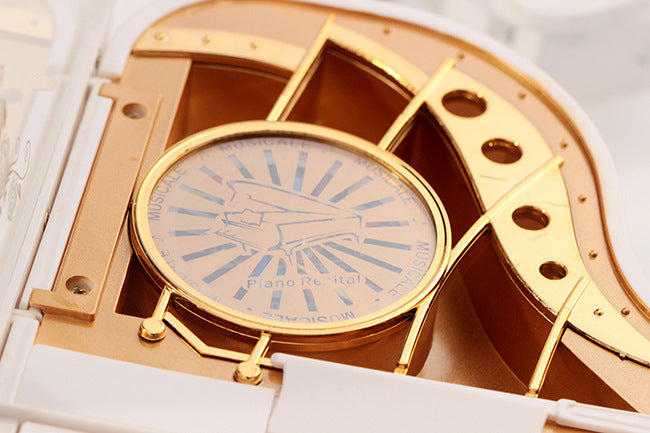 Classical Grand Piano Music Box with Dancing Ballerina(Regular version - pink)