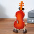 Dancing Musical Instrument Figurines - Wind-Up Guitar & Cello Toys with Moving Parts(Guitar)