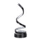 Modern Spiral LED Table Lamp - Dimmable, 3 Light Modes(black)