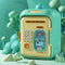 Interactive Kids' Piggy Bank Safe with Music, Stories & Password Lock(Cyan)