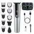 5-in-1 Professional Men's Grooming Kit - Cordless Hair Clipper, Beard Trimmer(Silver)