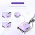 Heated Eyelash Curler with 2 Temperature Controls, Long-Lasting Curl(white)