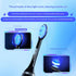 LED Sonic Electric Toothbrush - 2-in-1 Cleaning & Whitening, 4 Modes(black)