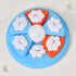 Interactive Dog Puzzle Feeder Toy - IQ Training & Slow Feeder with Anti-Skid Base(blue)