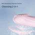 Silicone Facial Cleansing Brush - 6-Speed Vibration, Food-Grade Antibacterial Material with Warming Function(pink)