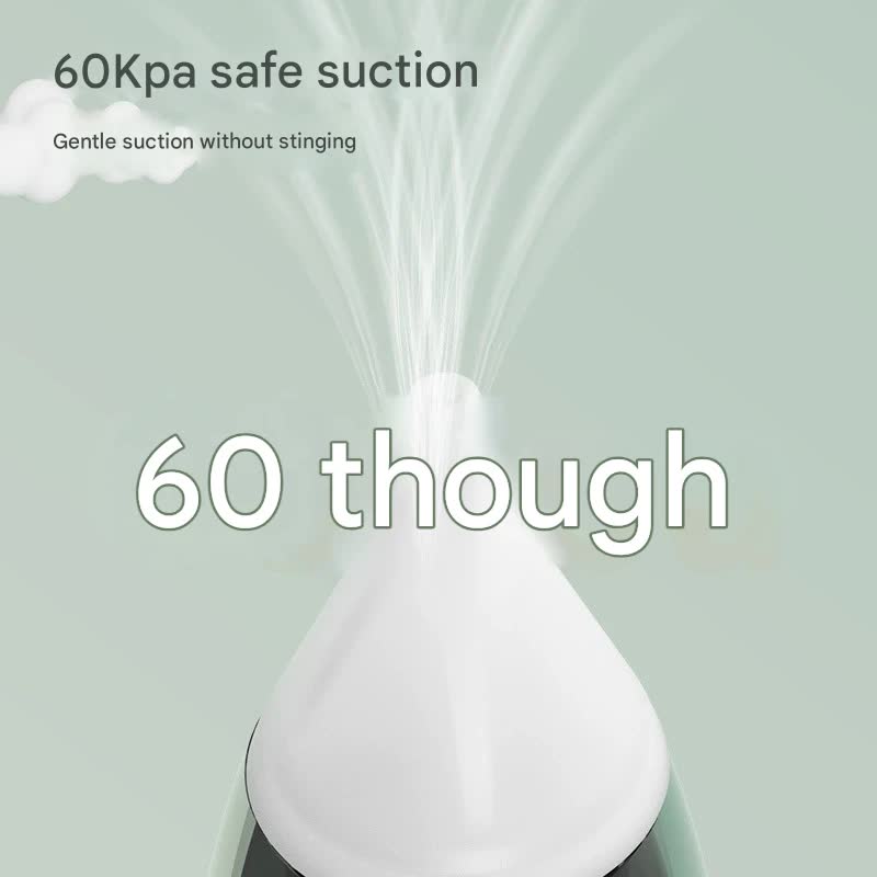 Electric Baby Nasal Aspirator - 5 Suction Levels, Anti-Reflux, USB Rechargeable(Pink)