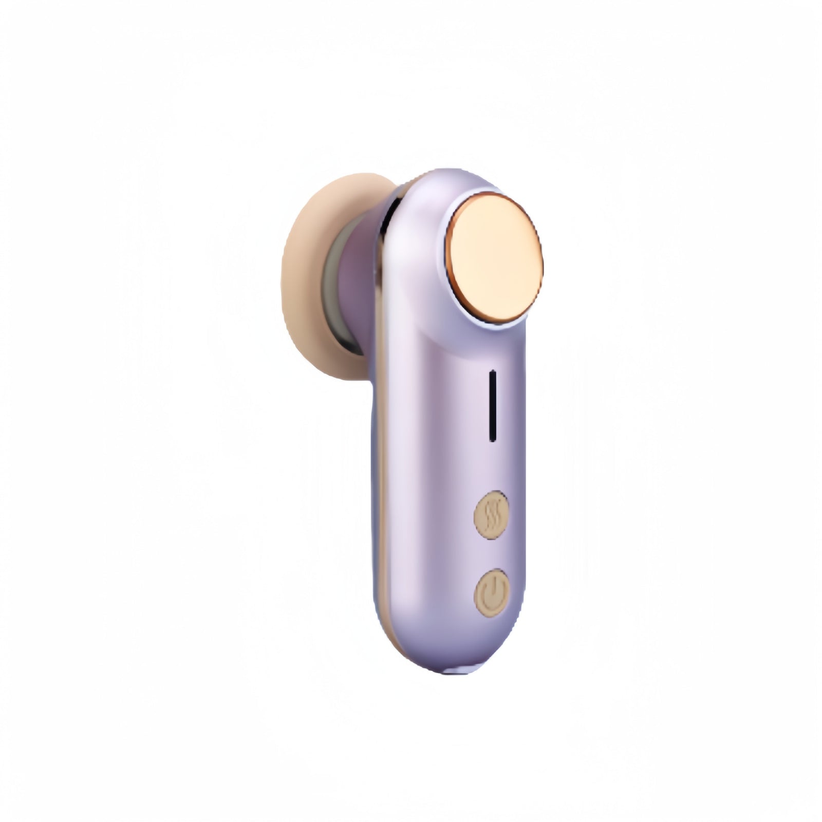 Mini Facial & Head Massager with Heat Therapy - USB-C Rechargeable, 3 Modes(Light purple)