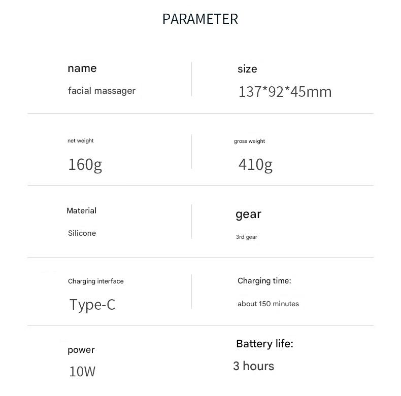 Mini Facial & Head Massager with Heat Therapy - USB-C Rechargeable, 3 Modes(Pink)