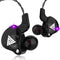 Hi-Res Audio In-Ear Monitor Earphones - Ergonomic Design, Dynamic Driver, with Mic & 3.5mm Jack(black)