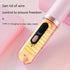 Cordless Hair Straightener Brush - 4000mAh USB-C Rechargeable, 4 Temps, Anti-Scald 3D Comb Design(white)