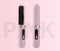 Cordless Hair Straightener Brush - 4000mAh USB-C Rechargeable, 4 Temps, Anti-Scald 3D Comb Design(Pink)