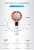 6-in-1 Ultrasonic Slimming & Beautifying RF Device - Body Sculpting & Skin Rejuvenation(white)