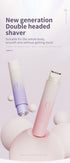 2-in-1 Electric Lady Shaver & Trimmer - Gentle Full Body Hair Removal, Portable & USB Rechargeable(Gradient pink)