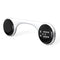 Under-Pillow Bone Conduction Sleep Speaker - Bluetooth 5.4, White Noise, TF Card, LED Display & Timer(White)